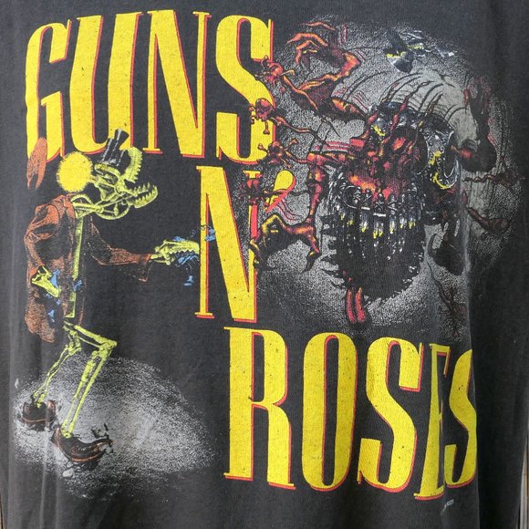 80's Vintage 1987 GUNS N ROSES Banned Cover Robert Williams T Shirt XL
